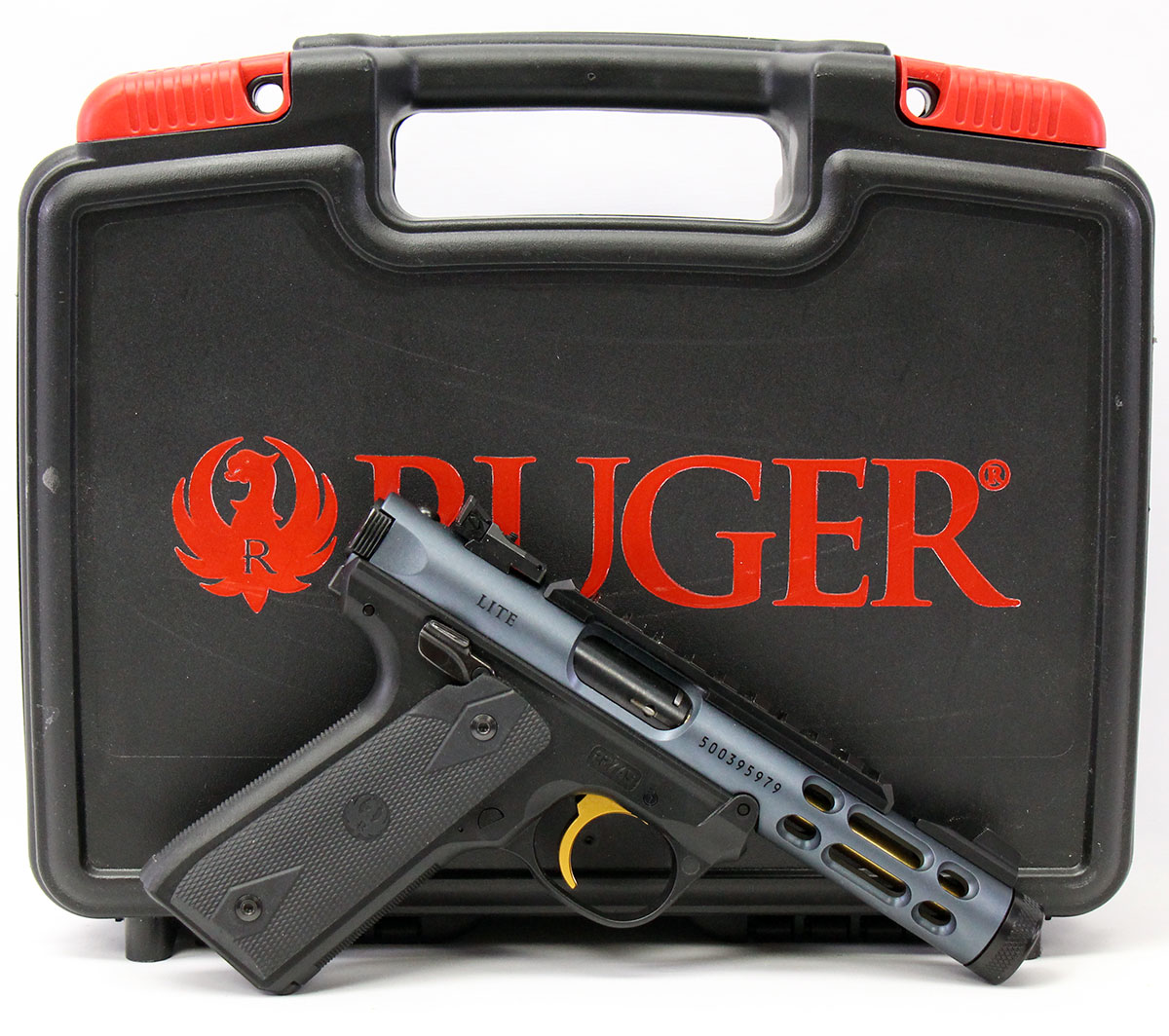 Ruger Mark IV 22/45 Lite Blue 22LR Pistol - Used in Very Good Condition ...